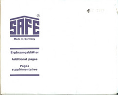 SAFE/I.D. - Feuilles COMPACT Pour FDC Et Enveloppes Jusqu'à 170x115 Mm (Jaunies) ( Réf.7874 ) - For Stockbook