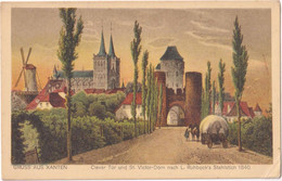 Gruss Aus Xanten - Clever Tor Und St. Victor Dom - Xanten