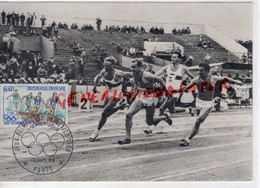 SPORTS JEUX OLYMPIQUES MEXICO 1968-  ATHLETISME  COURSE RELAIS 4 X 100 METRES - Athlétisme