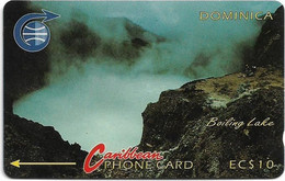 Dominica - C&W (GPT) - Boiling Lake - 4CDMA (Silver Stripe) - 1990, 35.000ex, Used - Dominique