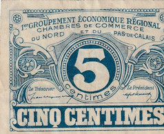 Billet De Nécessité - CHAMBRES DE COMMERCE Du NORD Et Du PAS De CALAIS - 5 Centimes - Other - Asia