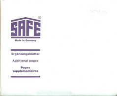 SAFE/I.D. - Feuilles COMPACT Pour FDC De FRANCE, 165x95 Mm (Jaunies) ( Réf.7875 ) - Für Klemmbinder