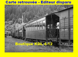 BVA 646-11 - Voiture De 2éme Classe Et Wagons En Gare - SIXT - Haute Savoie - CEN - Matériel