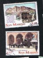 SAN MARINO - UN 1940.1941   -  2003 LA DILIGENZA PER SAN MARINO  (COMPLET SET OF 2)    - USED° - Usados