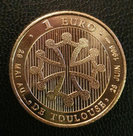 Pièce De 1 € Euro Temporaire "Ville De Toulouse - Le Capitole / 29 Mai Au 28 Juin 1998" Monnaie De Paris - Euros Des Villes