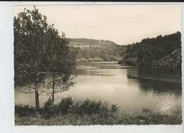 CAUREL - Le Lac De GUERLEDAN - Dans Le Lointain, CAUREL - Caurel