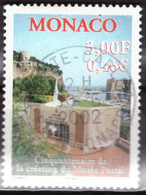 Monaco, 2000, Cinquantenaire Du Musée Postal, 3 F, 0,46 Eur, ⊚ - Gebruikt