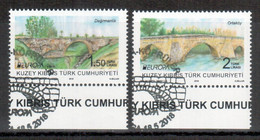 Türkisch-Zypern / Turkish Republic Of Northern Cyprus / Chypre Turc 2018 Satz/set EUROPA Gestempelt/used - 2018