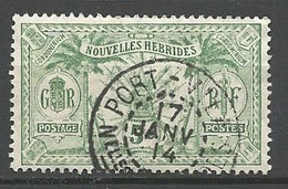 NOUVELLES-HEBRIDES  N° 27 CACHET PORT-VILA - Used Stamps