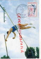 SPORTS CINQUANTENAIRE FEDERATION FRANCAISE ATHLETISME 1920-1970- SAUT A LA PERCHE-CHAMPIONNATS EUROPE JUNIORS PARIS - Athlétisme