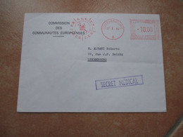 17.9.1984 COMMISSION DES COMMUNAUTES Europeennes Bureau Liquideur SECRRET MEDICAL - Briefe U. Dokumente