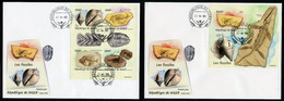 Niger 2022, Fossil, 4val In BF +BF In 2FDC - Fossiles