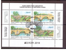 Türkisch-Zypern / Turkish Republic Of Northern Cyprus / Chypre Turc 2018 Block/souvenir Sheet EUROPA Gestempelt/used - 2018