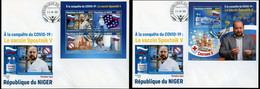 Niger 2021, Against Covid, Vaccine Sputnik, 4val In BF +BF In 2FDC - Afrique