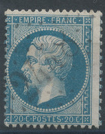 Lot N°71208   Variété/n°22, Oblitéré GC 2448 Montélimar, Drôme (25), Piquage - 1862 Napoleon III