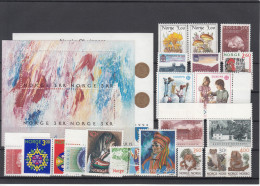 Norway 1989 - Full Year MNH ** - Annate Complete