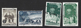 ANTARCTIQUE AUSTRALIEN. N°2-5 Oblitérés De 1959. Série Courante. - Used Stamps