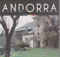 ANDORRA EUROS ESTUCHE CON LA SERIE COMPLETA 8 MONEDAS DEL AÑO 2019. - Andorra