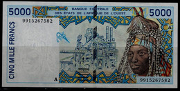 WEST AFRICA STATES 1999 5000 FRANCS UNC !! - West African States