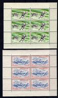 NEW ZEALAND N. Zélande 1957 Health Children  Yv Bl 1 + 2 MNH ** - Blocks & Kleinbögen