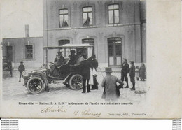 FLORENVILLE ..-- OLDTIMER . DOCUMENT ..-- S.A.R. La COMTESSE De FLANDRE Vers LES AMEROIS , BOUILLON . - Bouillon