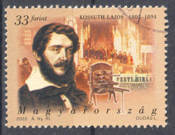 Kossuth Lajos Prime Minister  Anniv. 1802 2002 Parliament POZSONY Bratislava Slovakia HUNGARY - PRESS MAGAZINE Newspaper - Used Stamps