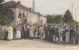 76 - SAINT ETIENNE DU ROUVRAY - Sortie Des Ateliers De La Société Cotonnière - Saint Etienne Du Rouvray