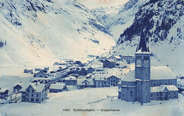 Gotthardbahn Goeschenen Kirche 1912 - Göschenen