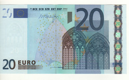 20 EURO  "P"  OLANDA     Firma  DRAGHI       R 015 H5   /  FDS - UNC - 20 Euro