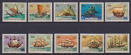 PENRHYN  1984 SERIE ORDINARIA BARCHE A VELA  YVERT. 274-238 MNH XF+++++++++++++++ - Penrhyn