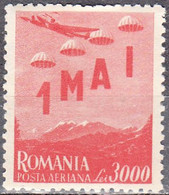 ROMANIA   SCOTT NO C28  MINT HINGED  YEAR  1947 - Unused Stamps
