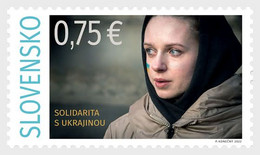Slovakia 2022 Solidarity With Ukraine Stamp 1v MNH - Unused Stamps
