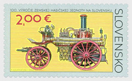 Slovakia 2022 The 100th Anniversary Of The National Firefighters Union Of Slovakia Stamp 1v MNH - Neufs