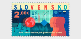 Slovakia 2022 The 150 Years Of Scientific Observations Of The Earth Stamp 1v MNH - Ungebraucht