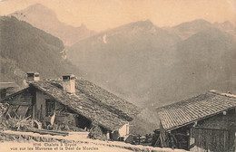 Chalets à Gryon Vue Sur Les Muverans Et La Dent De Morcles - Gryon