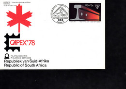 SUD AFRICA 1978 - Annullo Speciale "CAPEX '78 - Toronto" -.- - Briefe U. Dokumente