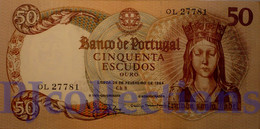 PORTUGAL 50 ESCUDOS 1964 PICK 168 AU/UNC - Portugal