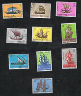 SAN MARINO CAT.UNIF  618.627 - 1963  NAVI - USATI (°) - Used Stamps