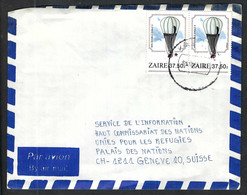 ZAÏRE P.A. 1986: LSC P.A. De Kamgé Pour Genève (Suisse) - Cartas & Documentos