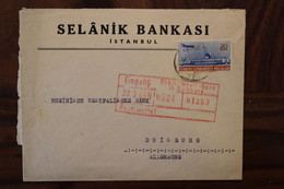 1966 Air Mail Turquie Türkei Allemagne Germany Empire Ottoman Cover - Brieven En Documenten