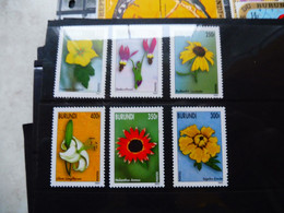 Burundi  1109/1114  Mnh Neuf ** ( 2002 ) Fleurs Bloemen - Unused Stamps