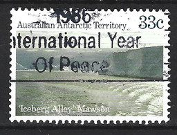 ANTARCTIQUE AUSTRALIEN. N°69 Oblitéré De 1985. Allée D'icebergs. - Used Stamps