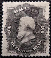 Timbre Du Brésil 1866 Emperor Dom Pedro Stampworld N° 40 - Gebraucht