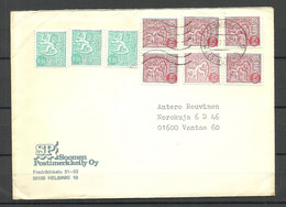 FINLAND 1977 Commercial Cover Suomen Postimerkkeily OY O Helsinki To Vantaa - Lettres & Documents