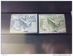 ISLANDE TIMBRE OU SERIE  YVERT N°294+297 - Used Stamps