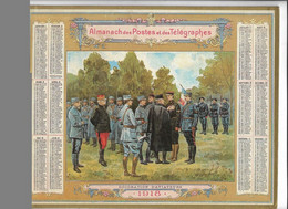 Calendrier  1918 Grand Format 260 Mm X 210 Mm Clas 28 N0137 - Groot Formaat: 1901-20