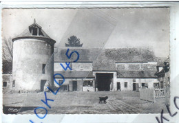 94 MANDRES ( Val De Marne ) La Ferme - Vue De Face Depuis La Cour En Hiver - Seul Chien Noir Et Poules -  CPA  Cim - Mandres Les Roses