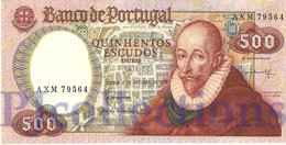 PORTUGAL 500 ESCUDOS 1979 PICK 177 AU/UNC - Portugal