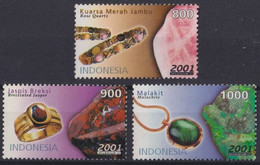 F-EX37958 INDONESIA MNH 2001 PRECIOUS STONES JEWELRY RING. - Minéraux
