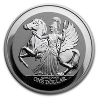 British Virgin Island 2017 - 1 Troy Oz Silver Pegasus Series 1st Issue Pobjoy Mint - Britse Maagdeneilanden